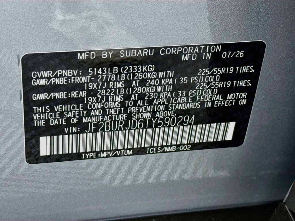 New 2026 Subaru Outback Touring XT AWD/4WD image 34