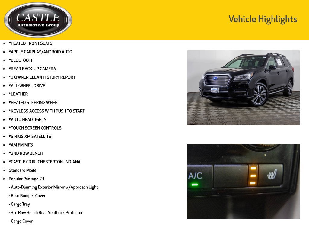 Used 2021 Subaru Ascent Limited w/ Popular Package #4 AWD/4WD image 3