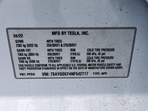 Used 2022 Tesla Model Y Performance AWD/4WD image 36