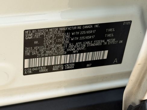Used 2025 Toyota RAV4 LE FWD image 24
