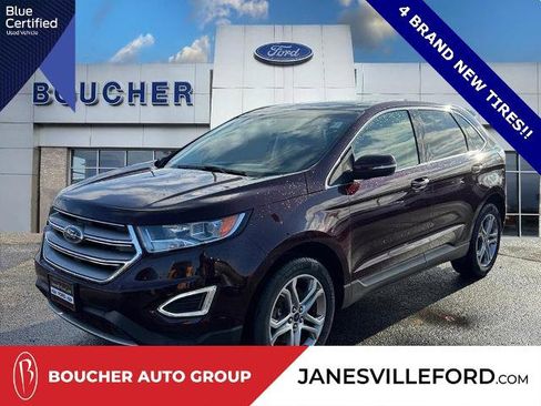 Certified 2018 Ford Edge Titanium w/ Canadian Touring Package image 1