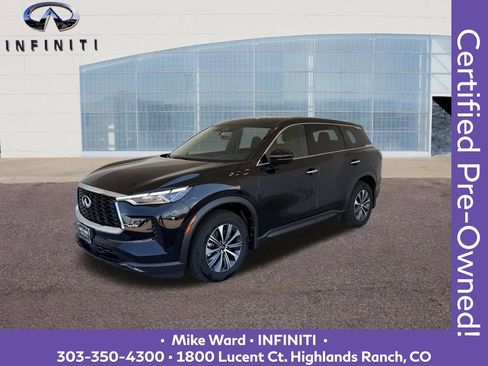 Certified 2025 INFINITI QX60 Pure w/ Cargo Package AWD/4WD image 1