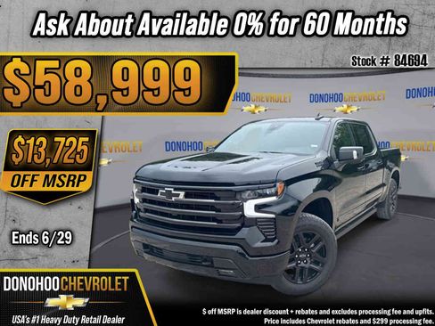 New 2026 Chevrolet Silverado 1500 High Country w/ Midnight Edition AWD/4WD image 1