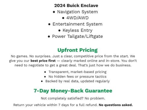 Used 2024 Buick Enclave Avenir w/ Avenir Technology Package AWD/4WD image 2