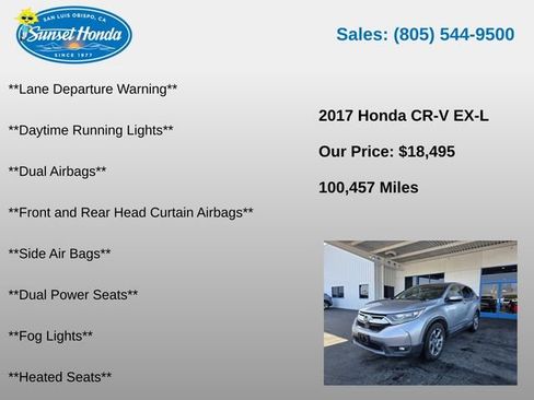 Used 2017 Honda CR-V EX-L image 9
