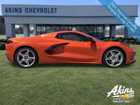 Certified 2021 Chevrolet Corvette Stingray Preferred Conv w/ Z51 Performance Package image 4