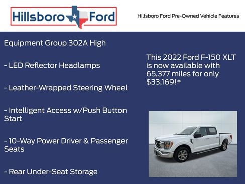 Used 2022 Ford F150 XLT w/ Equipment Group 302A High RWD image 9