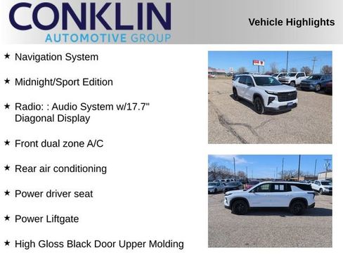 Used 2025 Chevrolet Traverse LT w/ Midnight/Sport Edition image 2