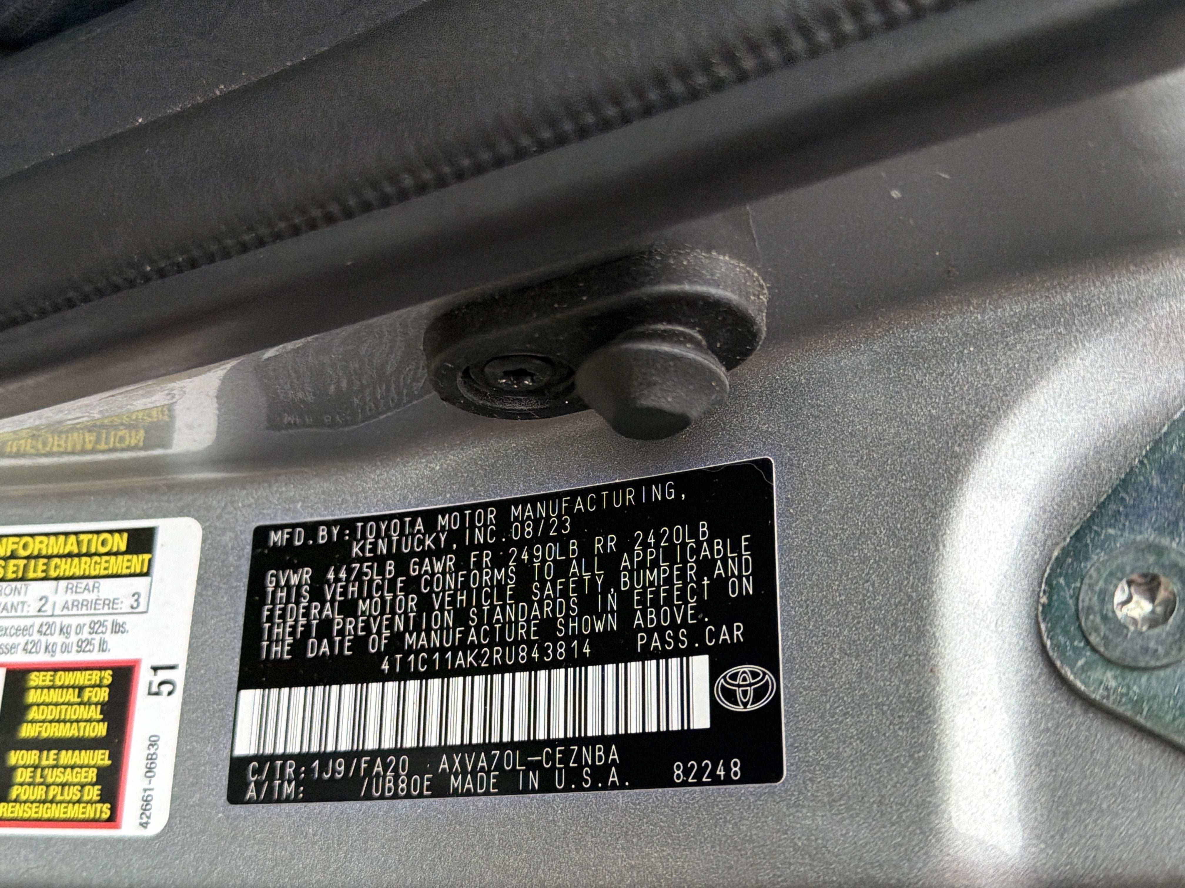 Used 2024 Toyota Camry LE FWD image 21