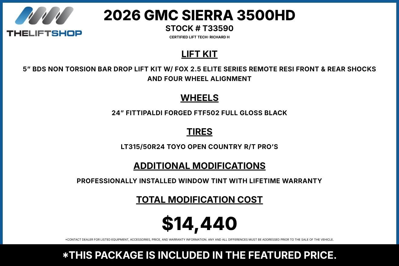 Used 2026 GMC Sierra 3500 AT4 w/ AT4 Premium Plus Package AWD/4WD image 2