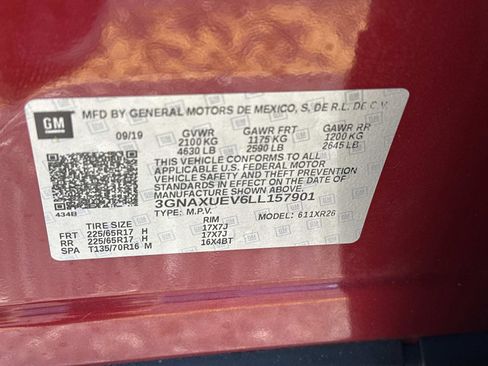 Certified 2020 Chevrolet Equinox LT image 18