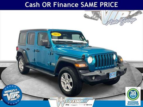 Certified 2019 Jeep Wrangler Unlimited Sport S AWD/4WD image 1