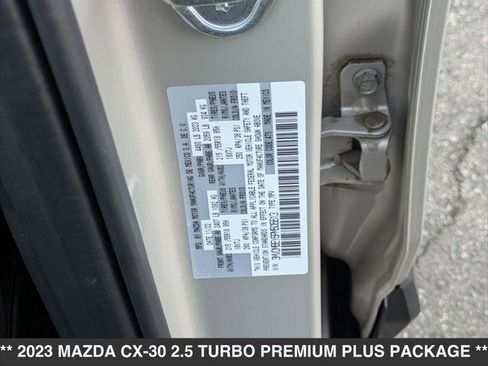 Certified 2023 MAZDA CX-30 2.5 Turbo w/ Premium Plus Pkg image 22