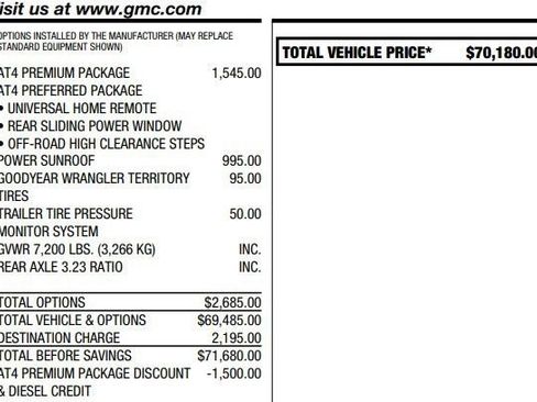 Used 2025 GMC Sierra 1500 AT4 w/ AT4 Premium Package image 2