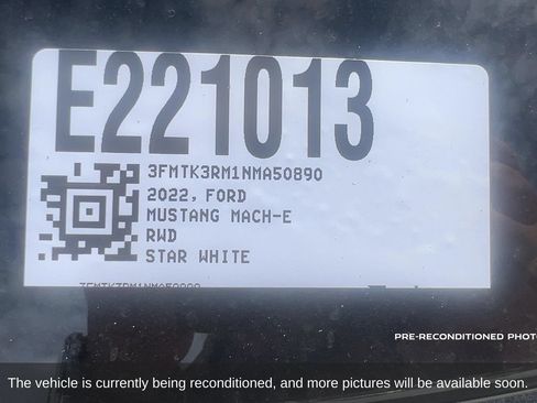 Used 2022 Ford Mustang Mach-E Premium w/ Ice White Appearance Package RWD image 19