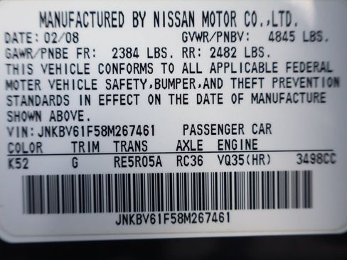 Used 2008 INFINITI G35 x Sedan w/ Premium Pkg AWD/4WD image 47