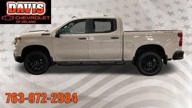New 2026 Chevrolet Silverado 1500 Custom Trail Boss w/ Turbomax Blackout Package AWD/4WD image 3