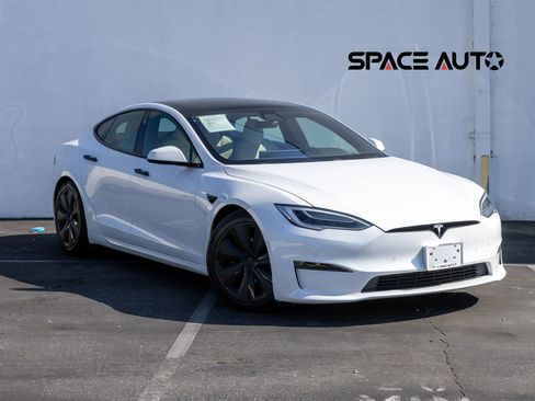 Used 2021 Tesla Model S Long Range AWD/4WD image 1