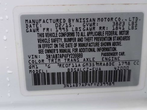 Used 2015 Nissan Sentra S image 32