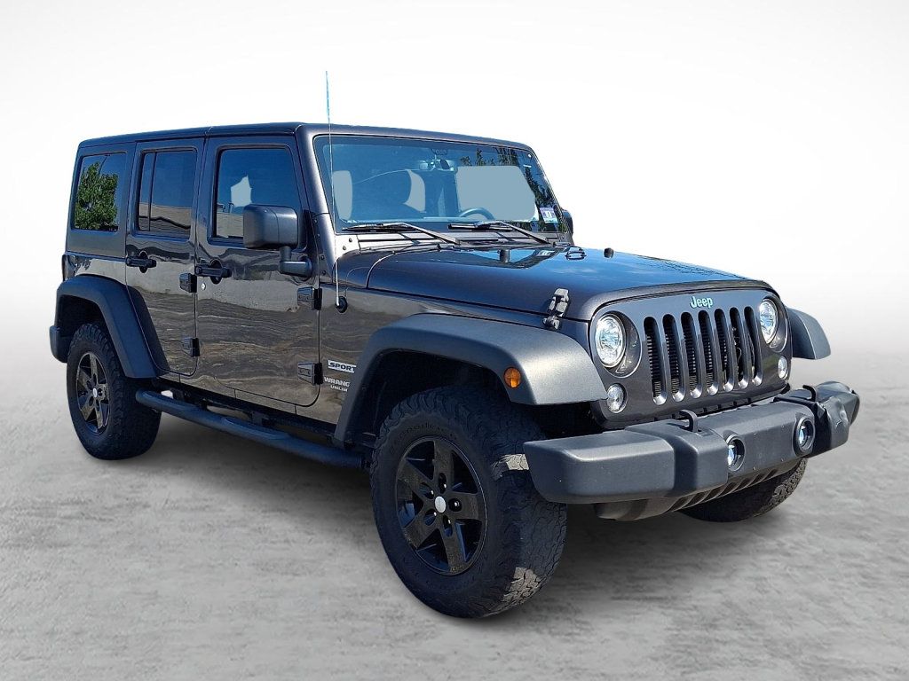 Used 2017 Jeep Wrangler Unlimited Sport w/ Quick Order Package 24S AWD/4WD image 7