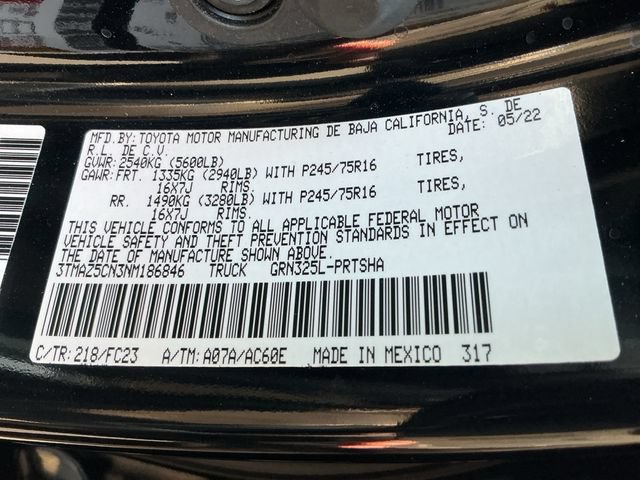 Used 2022 Toyota Tacoma SR5 w/ Technology Package RWD image 26