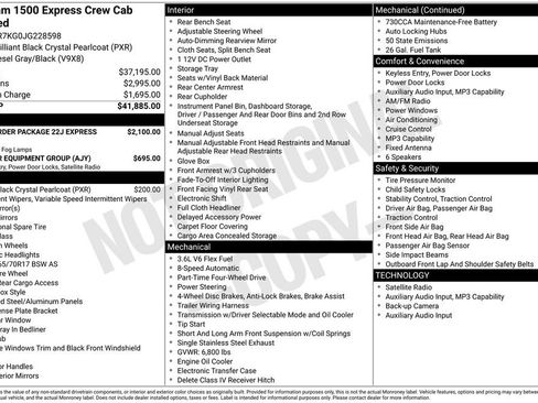 Used 2018 RAM 1500 Express AWD/4WD image 5