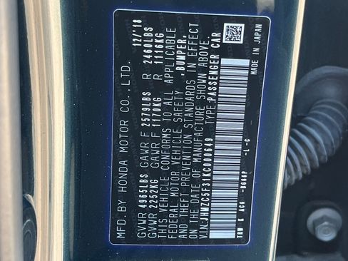 Used 2019 Honda Clarity Touring image 10