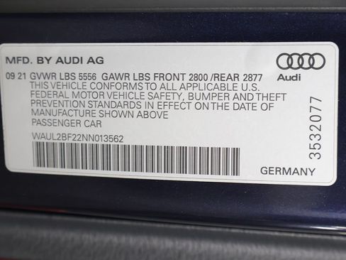 Used 2022 Audi A6 Premium Plus w/ Premium Plus Package AWD/4WD image 56