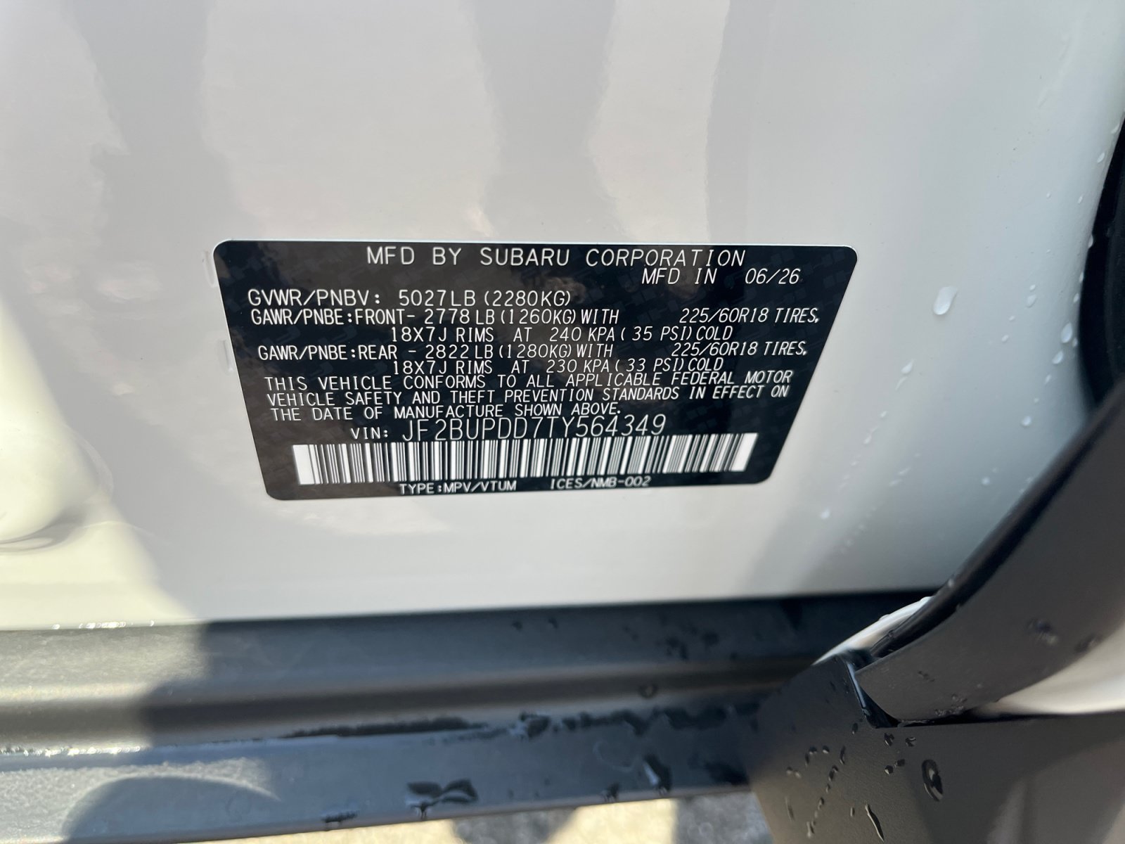 New 2026 Subaru Outback Limited AWD/4WD image 25