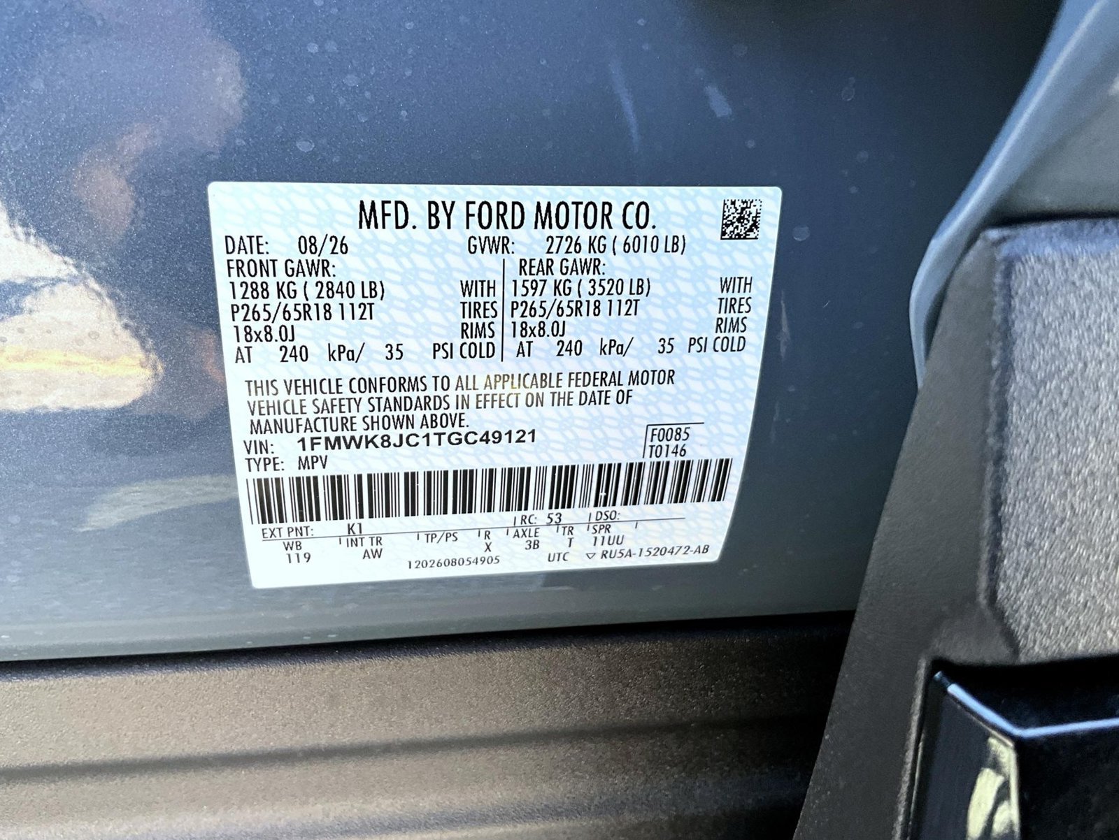 New 2026 Ford Explorer Tremor w/ Tremor Ultimate Package AWD/4WD image 29
