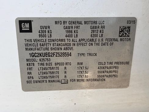 Used 2015 Chevrolet Silverado 2500 W/T AWD/4WD image 23