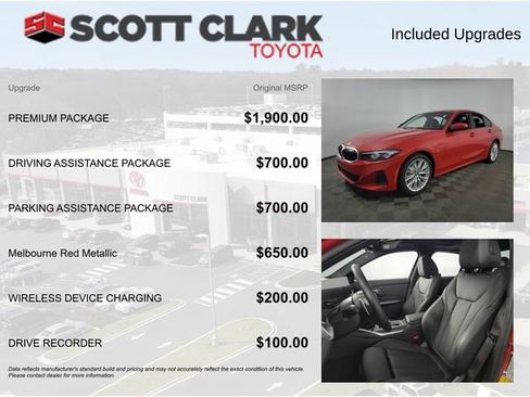 Used 2023 BMW 330e w/ Premium Package RWD image 4