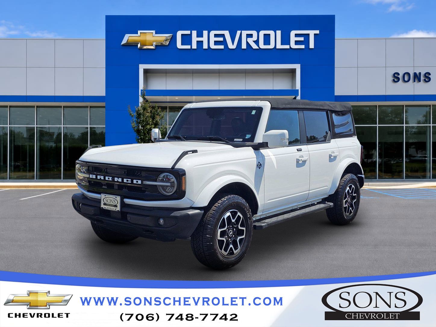 Used 2021 Ford Bronco Outer Banks AWD/4WD image 1