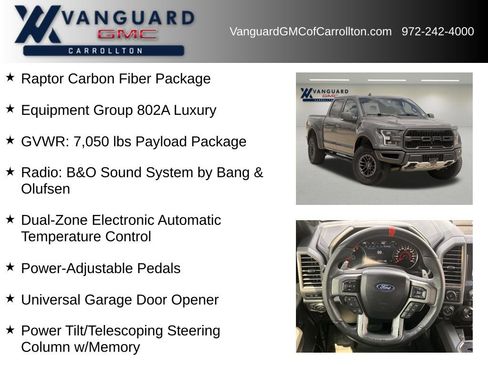 Used 2020 Ford F150 Raptor w/ Equipment Group 802A Luxury AWD/4WD image 6