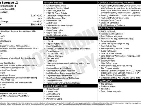 Used 2026 Kia Sportage LX image 3