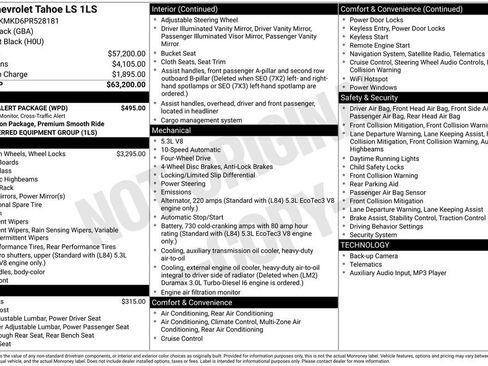 Used 2023 Chevrolet Tahoe LS w/ Driver Alert Package image 10