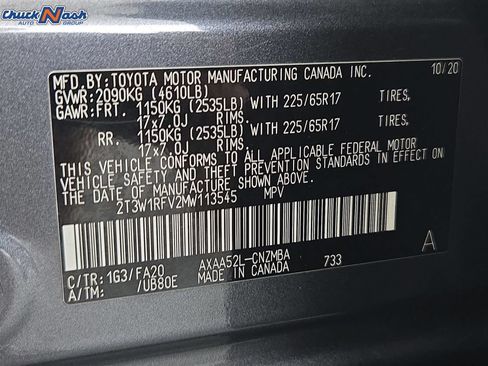 Used 2021 Toyota RAV4 XLE FWD image 38