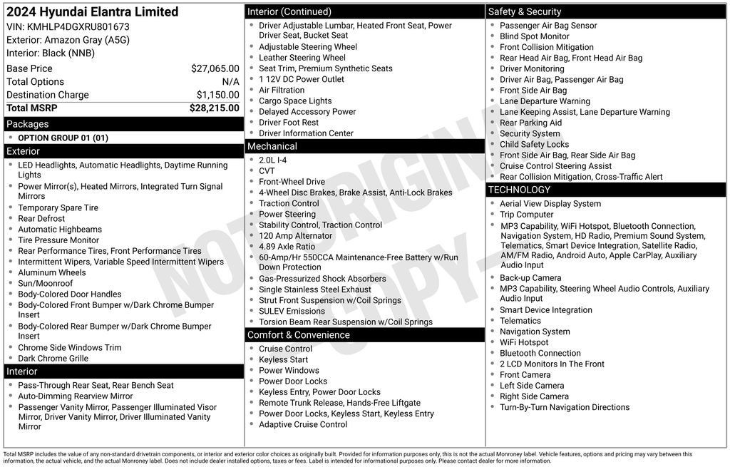 Used 2024 Hyundai Elantra Limited FWD image 29