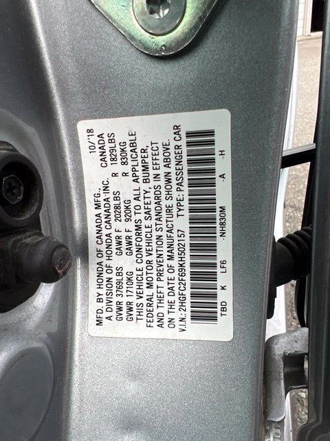 Used 2019 Honda Civic LX image 10