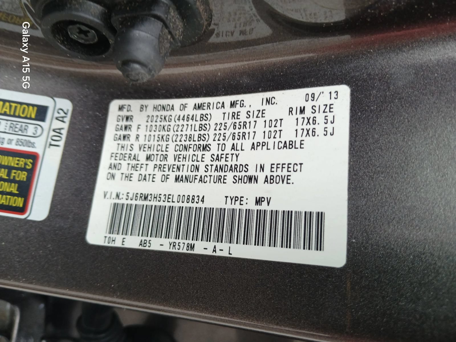 Used 2014 Honda CR-V EX image 13