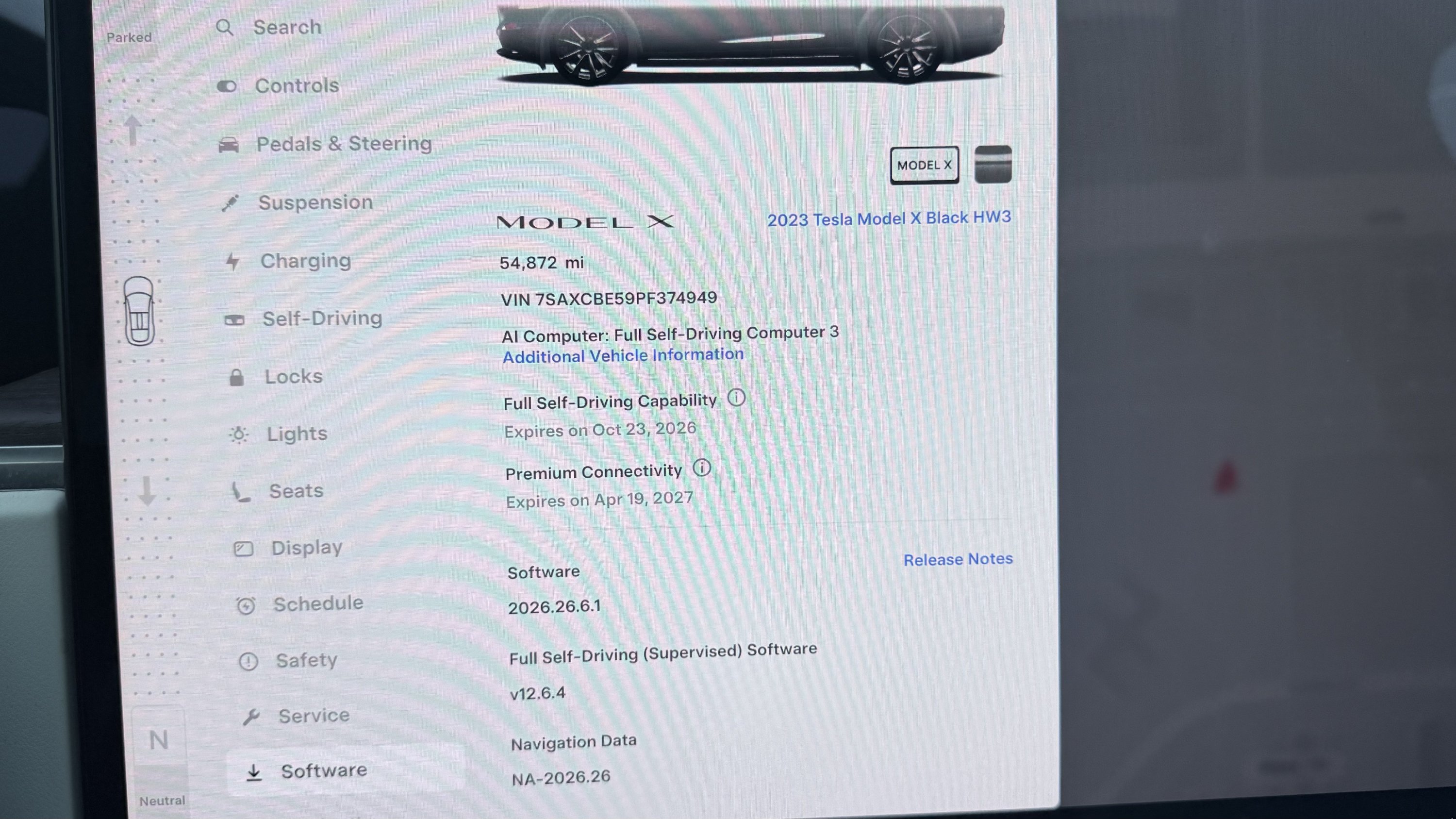 Used 2023 Tesla Model X AWD/4WD image 4