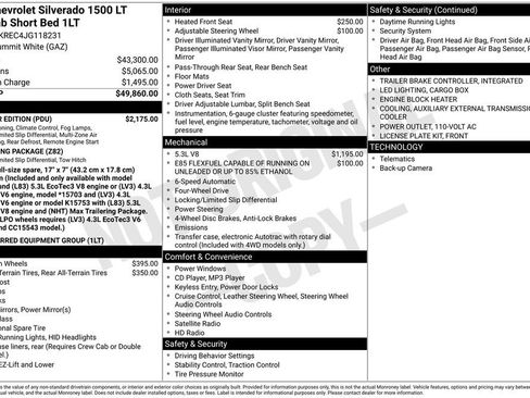 Used 2018 Chevrolet Silverado 1500 LT w/ All Star Edition image 19