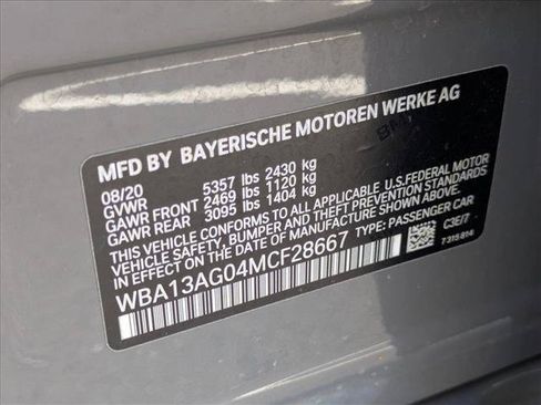 Used 2021 BMW 530e w/ Premium Package RWD image 26