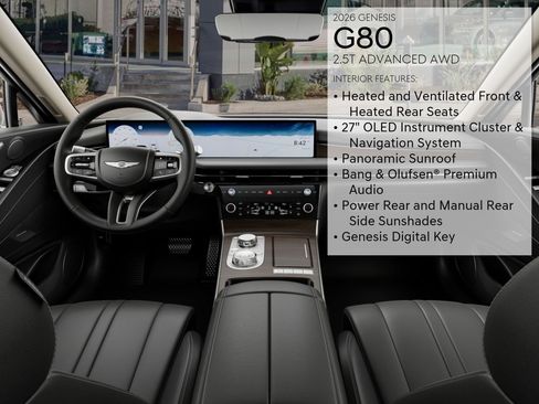New 2026 Genesis G80 2.5T Advanced image 21