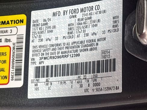 Used 2024 Ford Bronco Sport Badlands AWD/4WD image 31