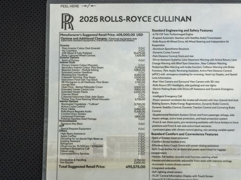Used 2025 Rolls-Royce Cullinan -Series 2, Bespoke Audio, Star image 25