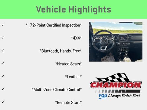 Used 2021 Jeep Wrangler Unlimited Sahara w/ Uconnect 4C Nav & Sound Group AWD/4WD image 6