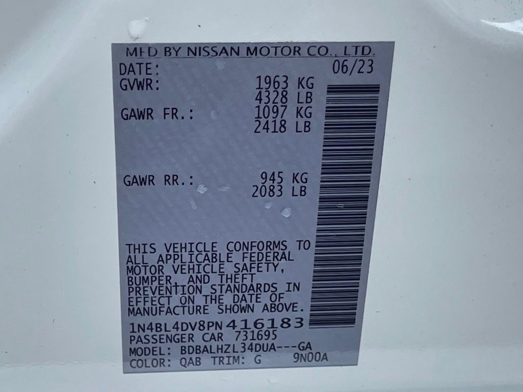 Used 2023 Nissan Altima 2.5 SV FWD image 33