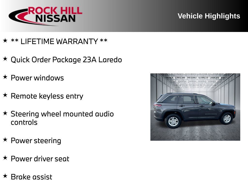 Used 2023 Jeep Grand Cherokee Laredo AWD/4WD image 5