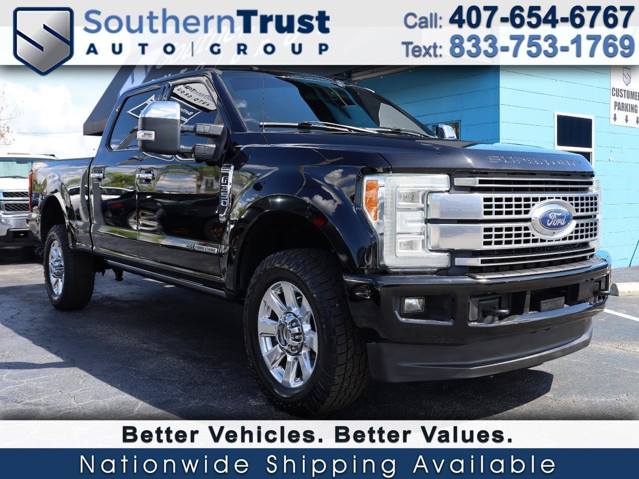Used 2017 Ford F350 Platinum w/ Platinum Ultimate Package AWD/4WD image 1